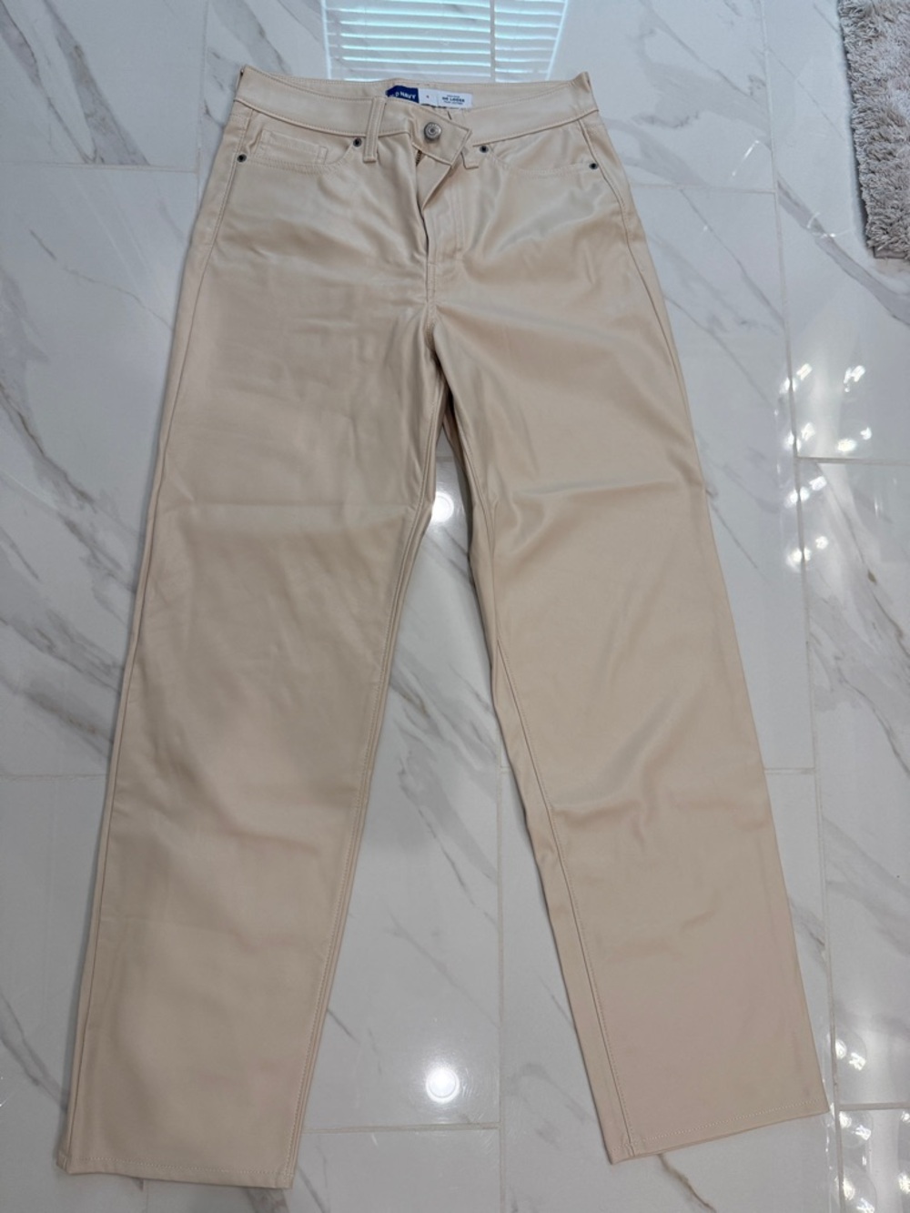 Old Navy High Rise OG Loose Faux Leather Pants
